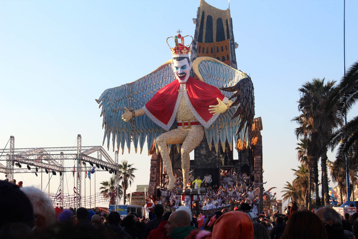 Freddie Mercury Float Viareggio Carnival Tuscany Italy