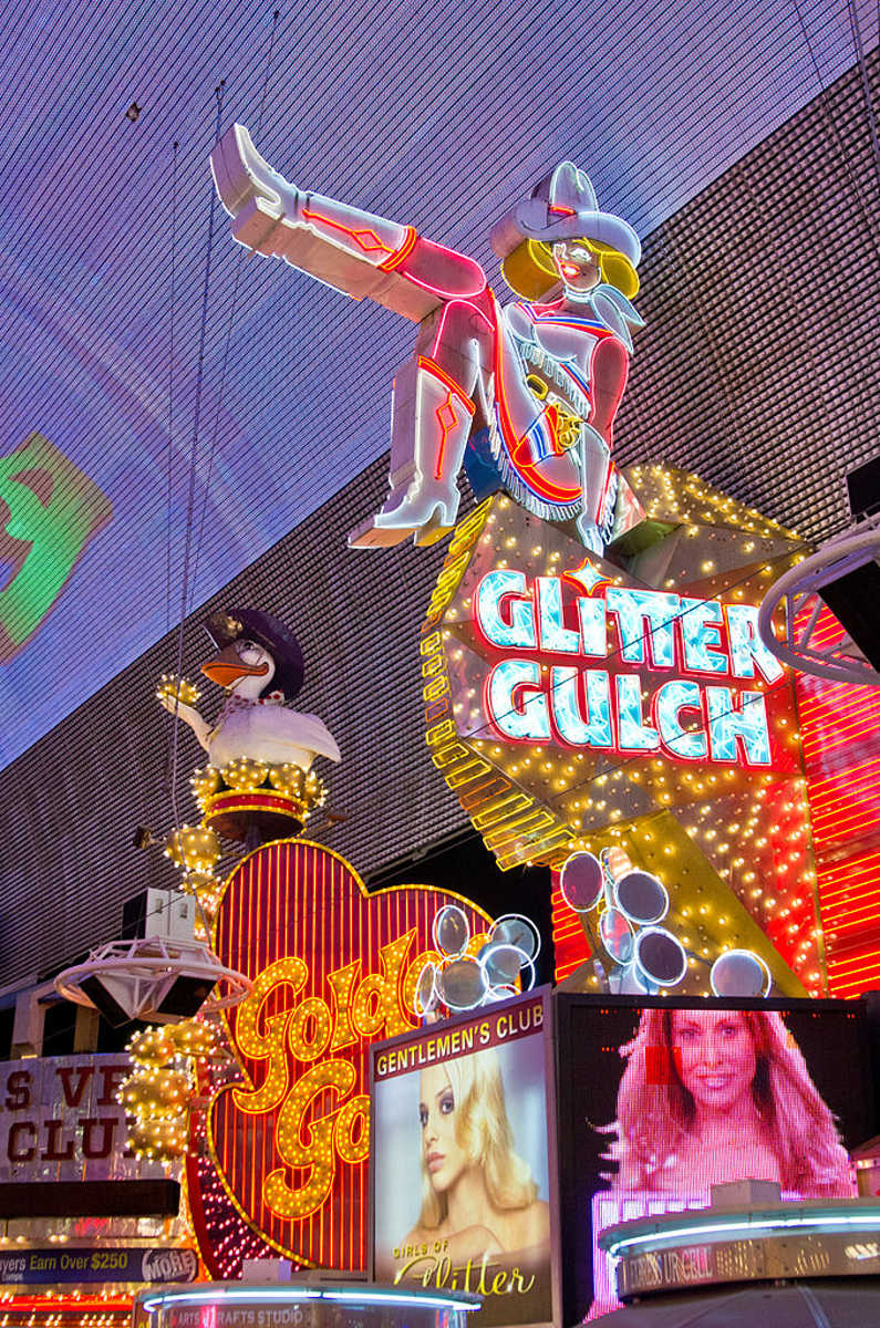 Glitter Gulch, Fremont Street, Las Vegas, Nevada
