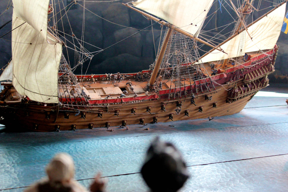 vasa sinking model stockholm sweden