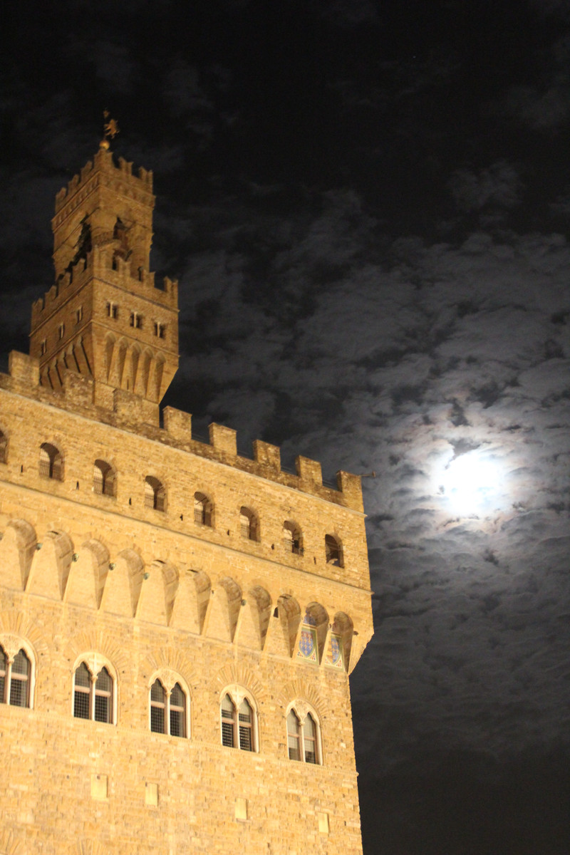 piazza della signoria night