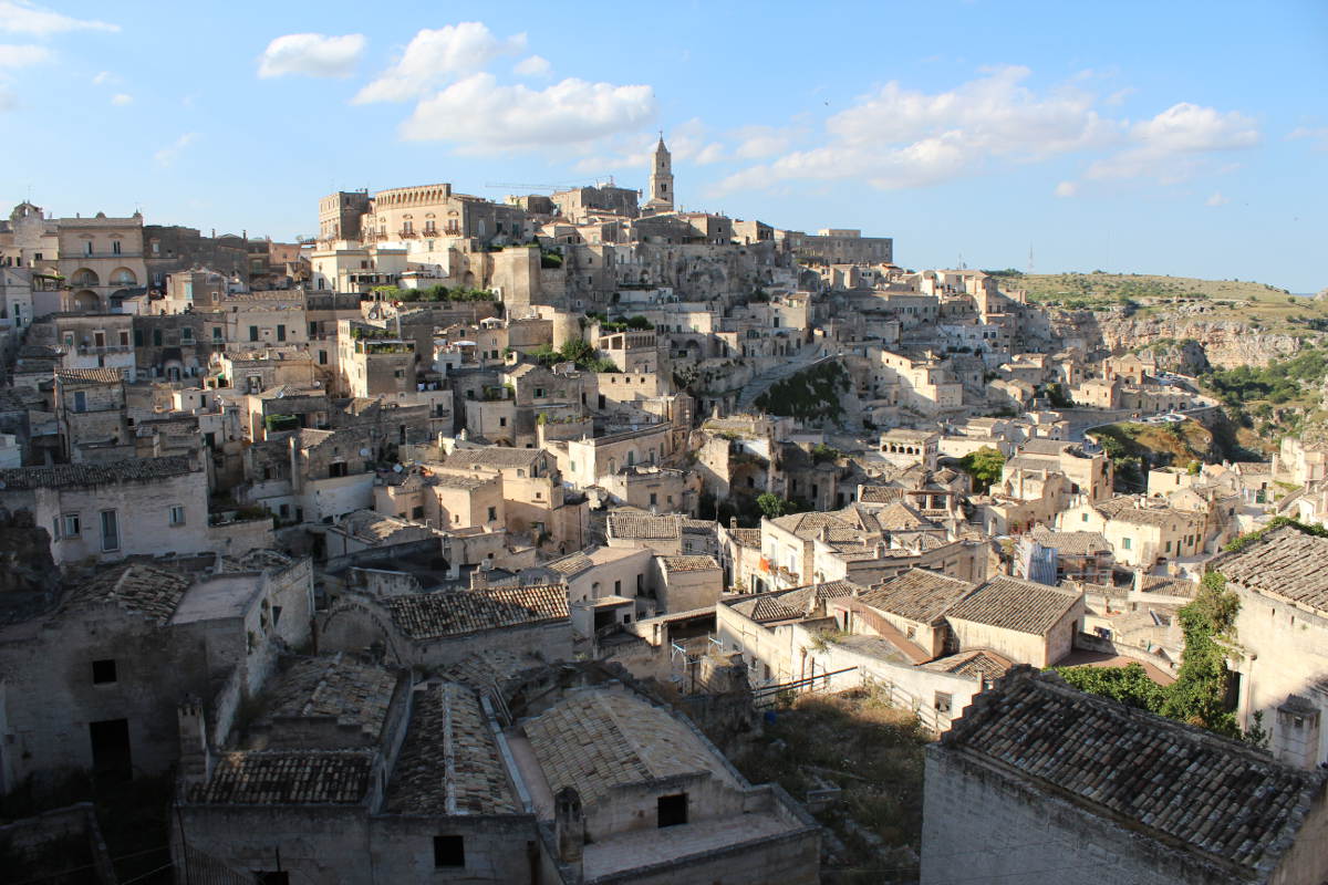 Sassi in Matera, Italy. History comes alive.