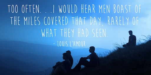 Louis L'Amour - Authentic Traveling