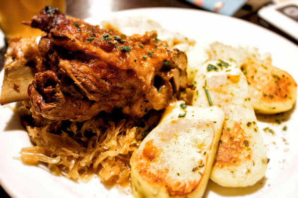 Roasted Pork Knuckle Bratislava Slovakia