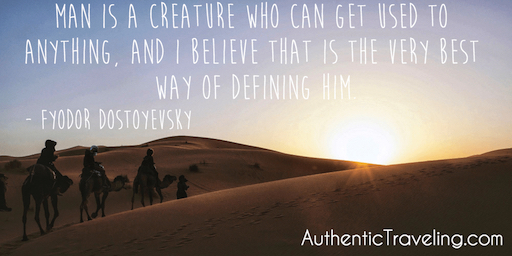 Fyodor Dostoyevsky Travel Quote