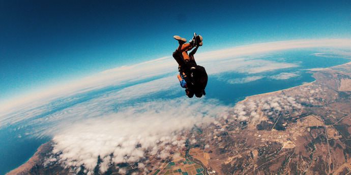 Courageous Traveling - Skydiving - Authentic Traveling